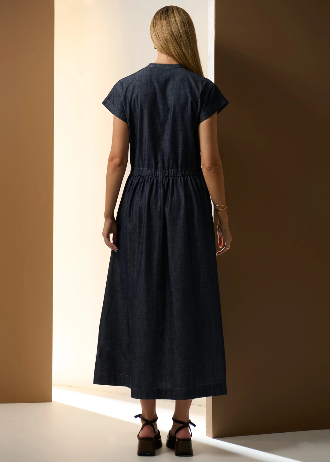 Muhle Denim Shirt Dress - Indigo