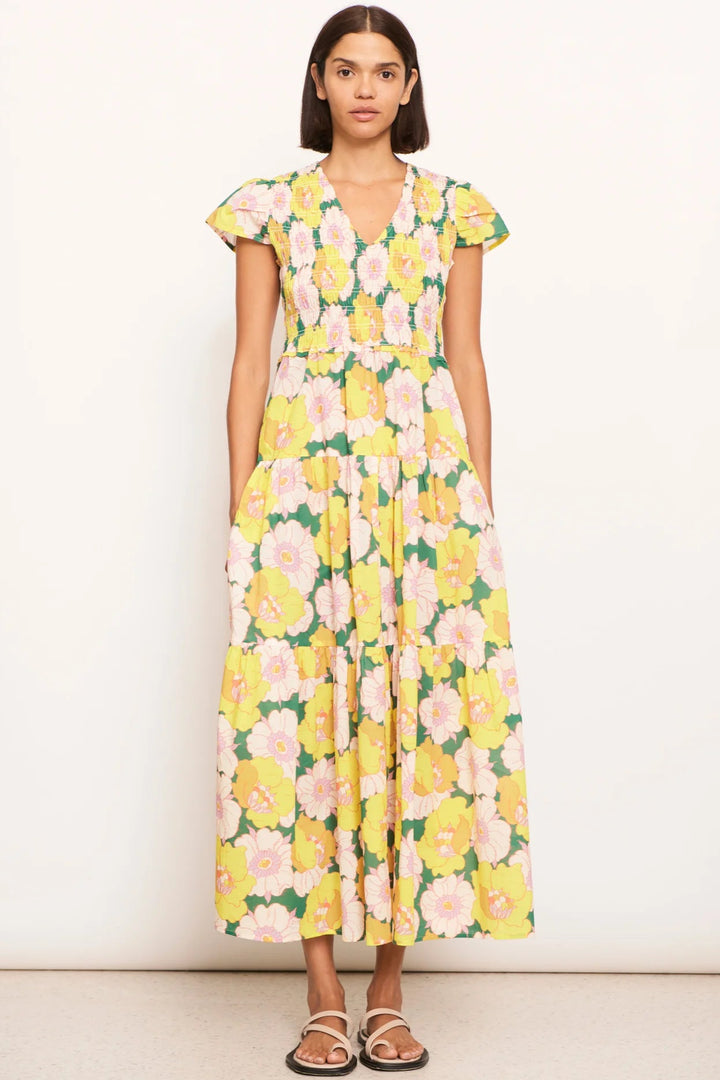 Anemanie Shirred Dress