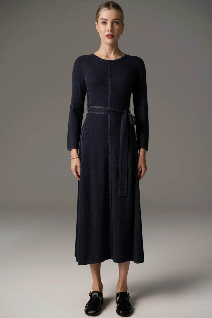 Lara Dress Lurex - Blue/Ink