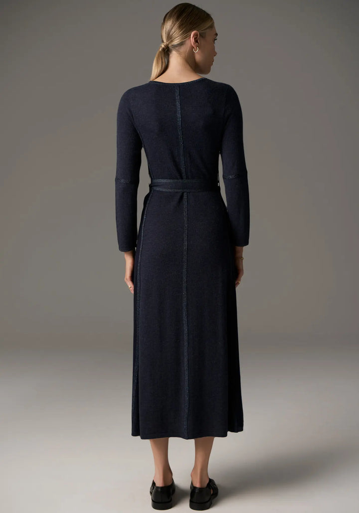 Lara Dress Lurex - Blue/Ink