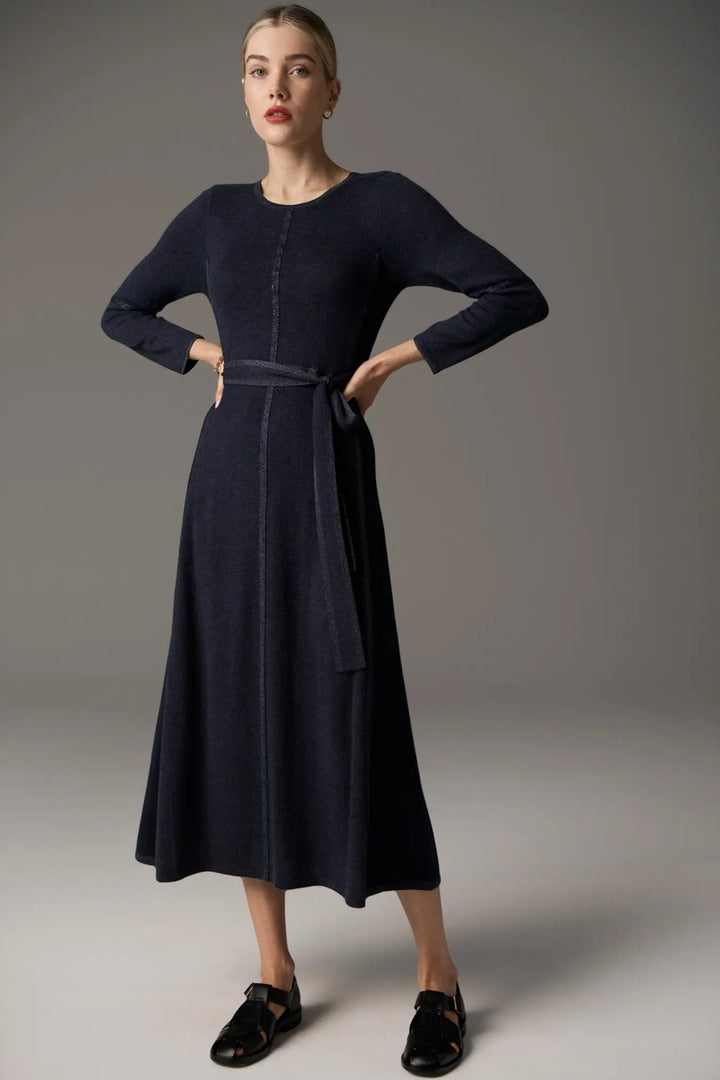 Lara Dress Lurex - Blue/Ink