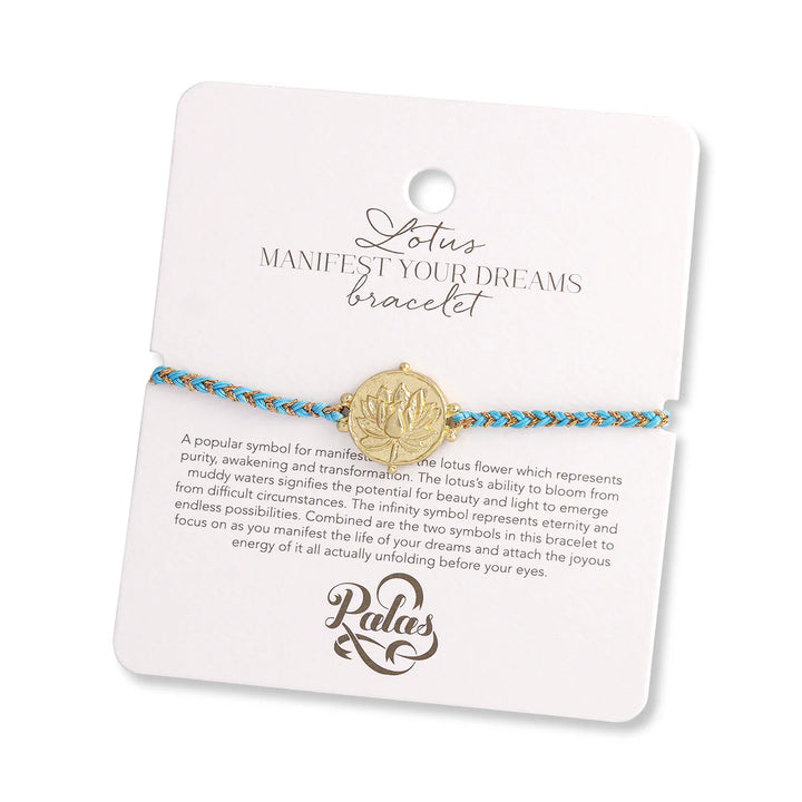 Lotus 'Manifest Your Dreams' Bracelet