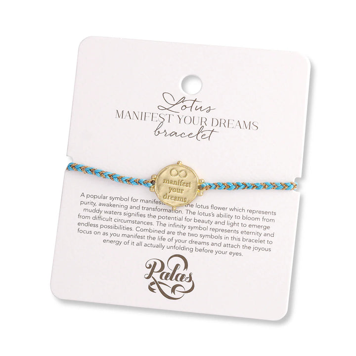 Lotus 'Manifest Your Dreams' Bracelet