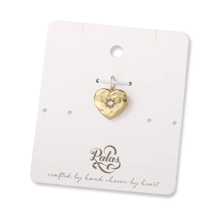 Shine Bright Love Heart Charm