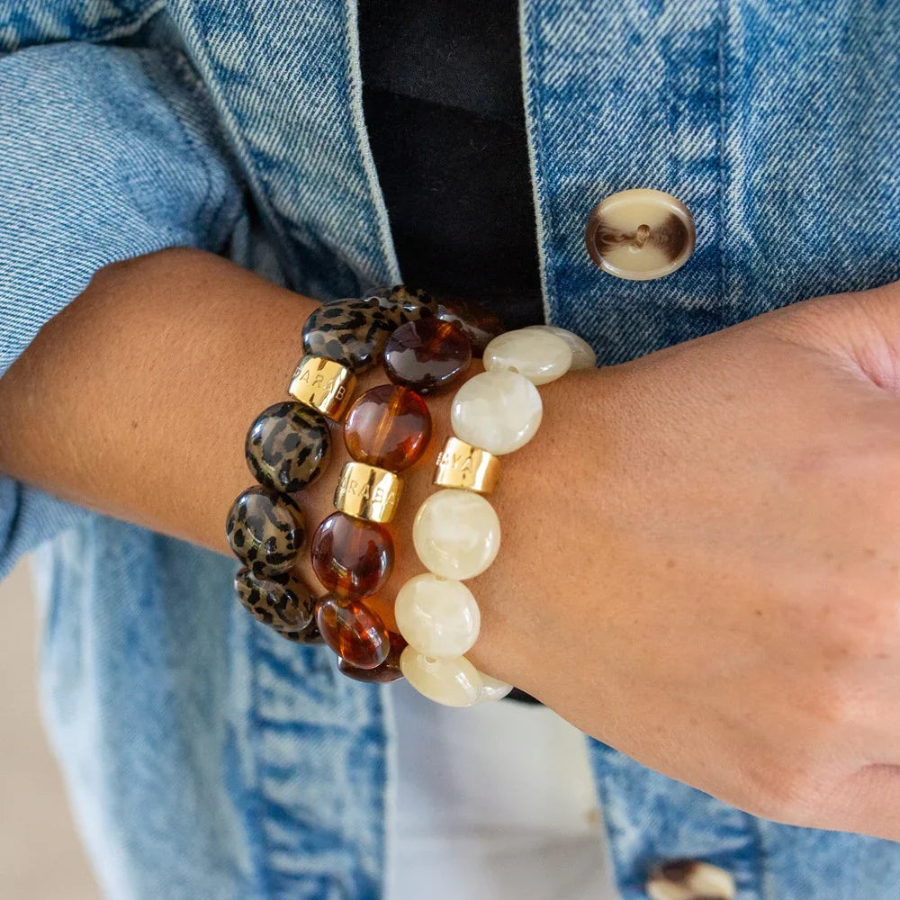 Bombom Resin Bracelet - Amber