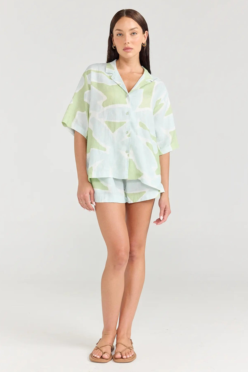 Pippa Ridley Angie Shirt Aloe Ivy