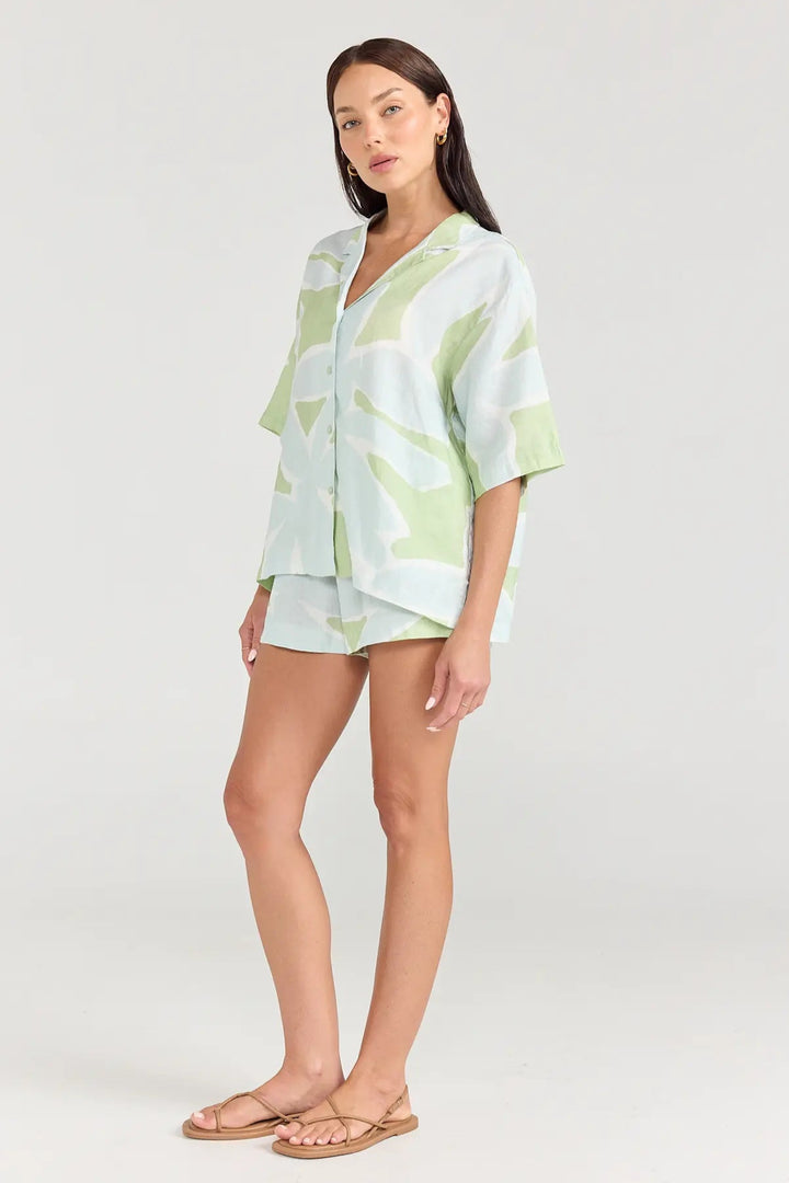 Pippa Ridley Angie Shirt Aloe Ivy