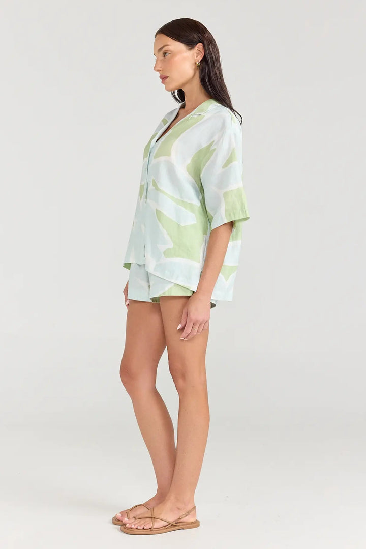 Pippa Ridley Angie Shirt Aloe Ivy