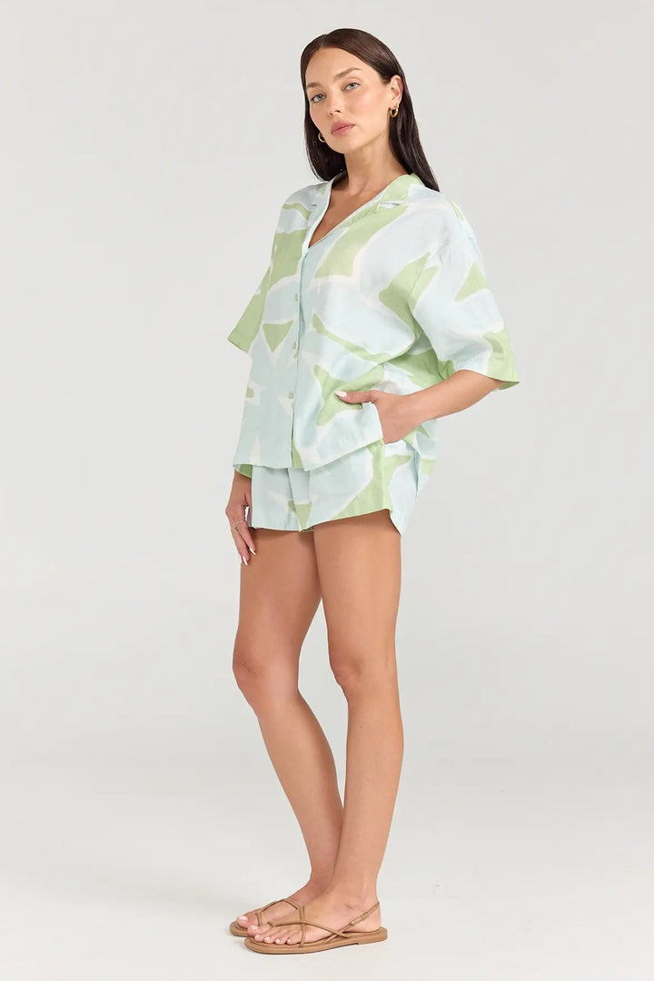Pippa Ridley Angie Shirt Aloe Ivy