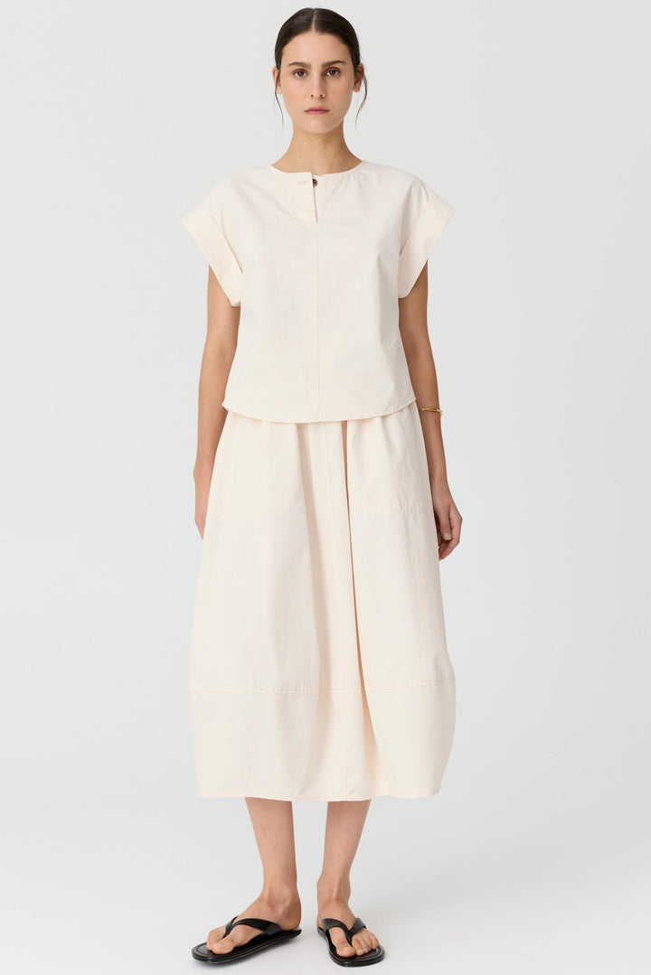 Alma Bubble Skirt - Pebble