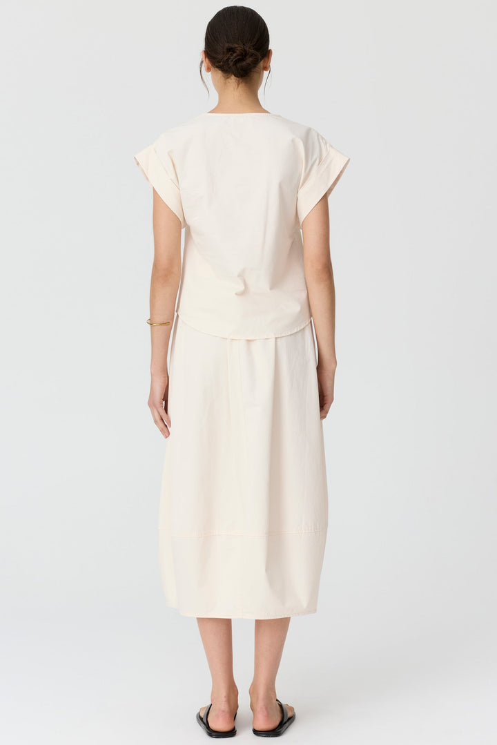 Alma Bubble Skirt - Pebble