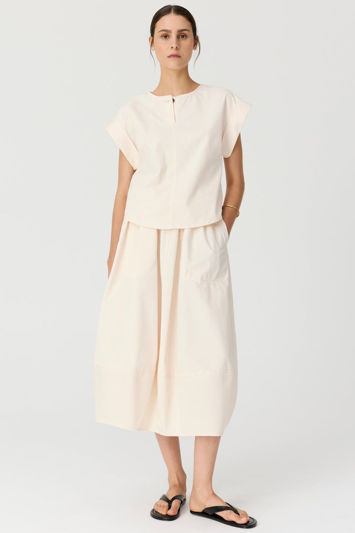 Alma Bubble Skirt - Pebble