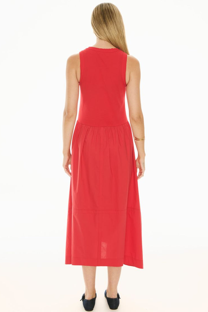 Pol Belle Tank Dress Red