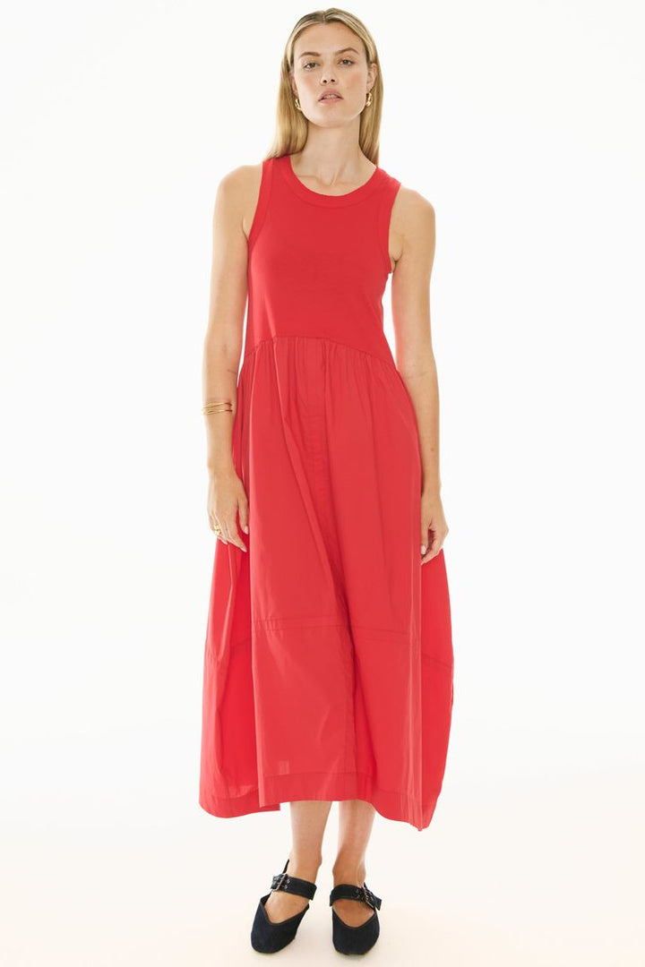 Pol Belle Tank Dress Red