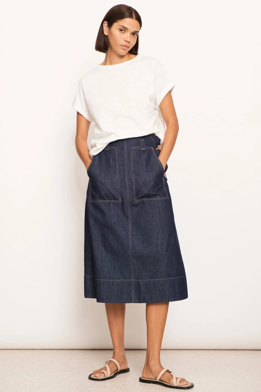 Pol Clothing Mast Tee Ivory