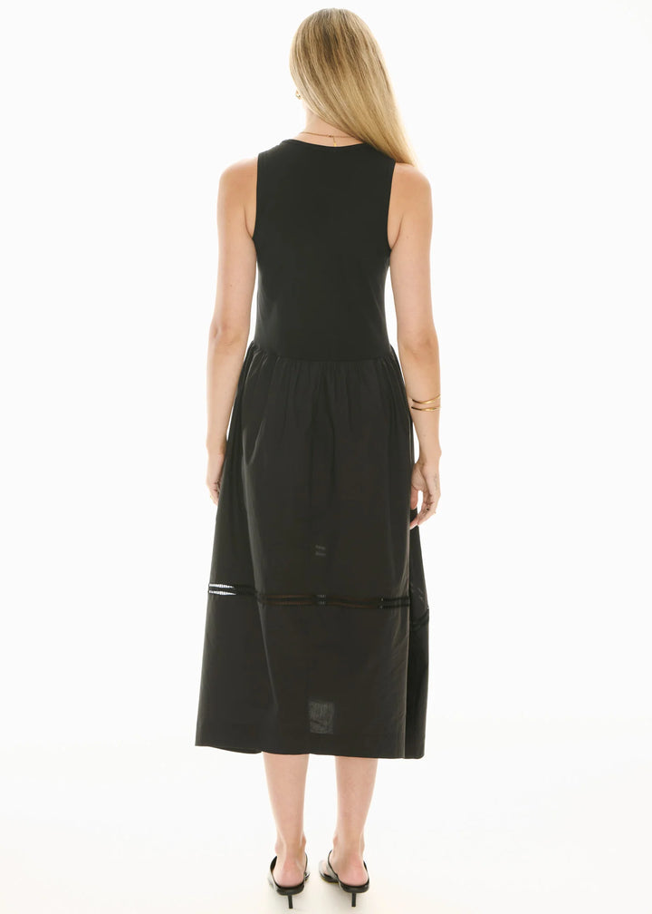 Pol Clothing Orlo Lace Tank Dress Black