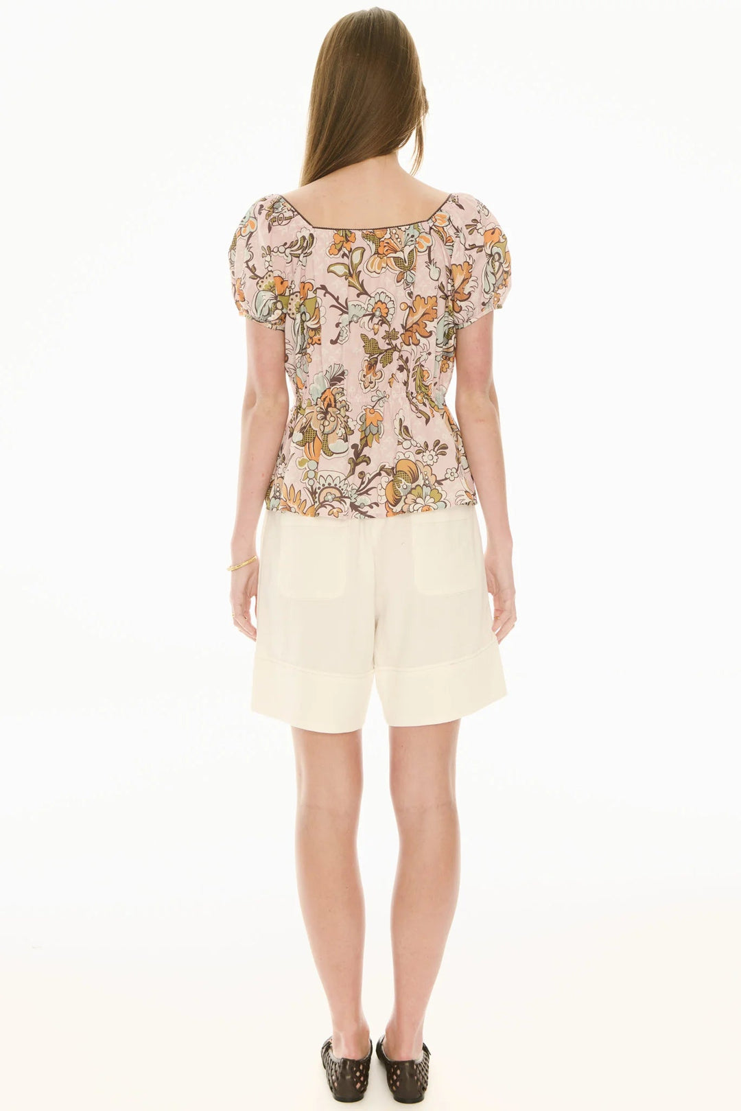 Pol Clothing Oskar Short Ecru