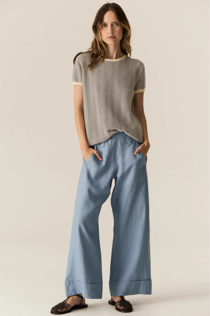 Pol Clothing Saga Pant Blue
