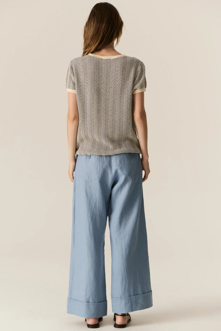 Pol Clothing Saga Pant Blue