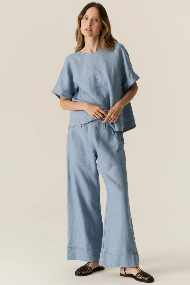 Pol Clothing Saga Pant Blue