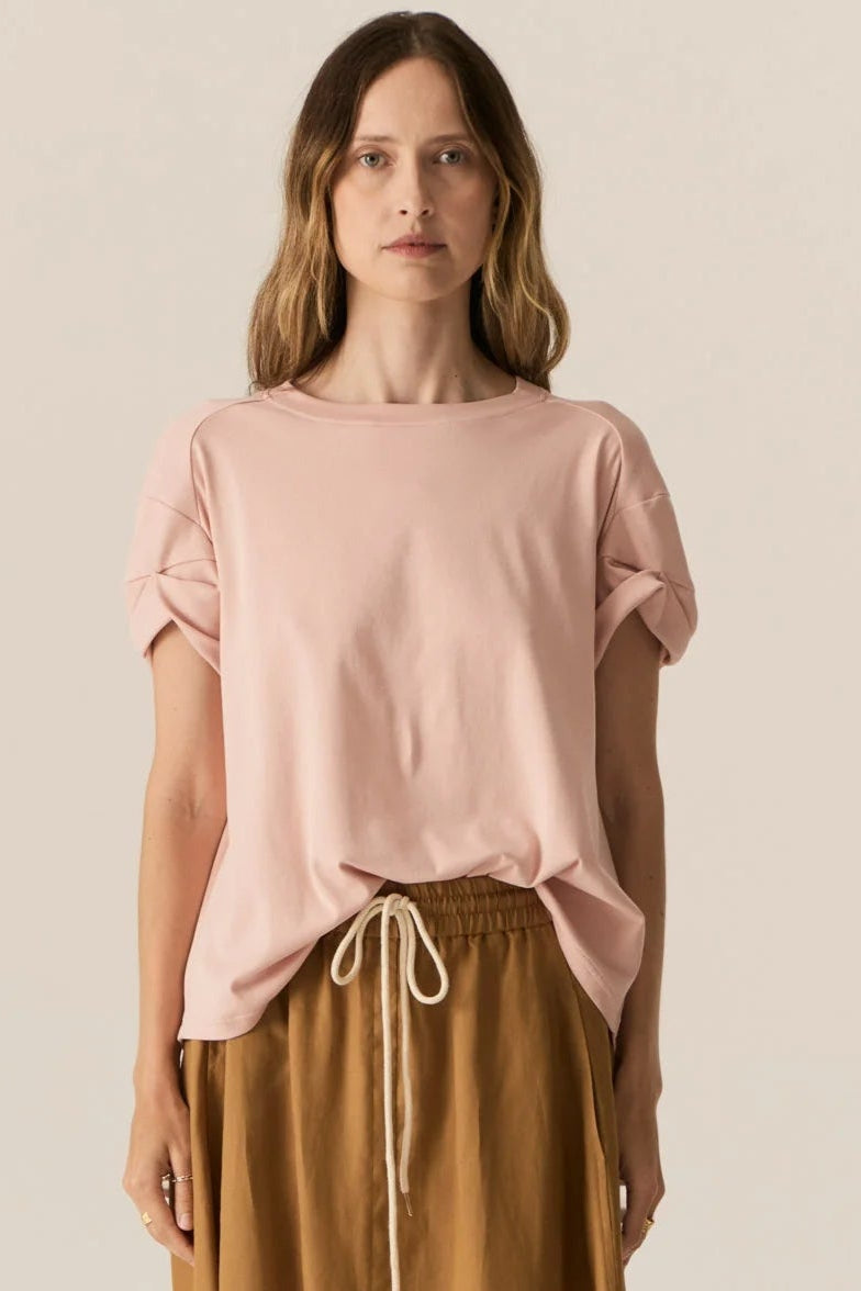 Pol Clothing Zone Cap Tee Blush