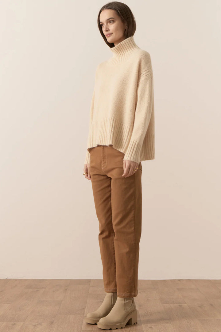 Fin Turtleneck Knit - Butter