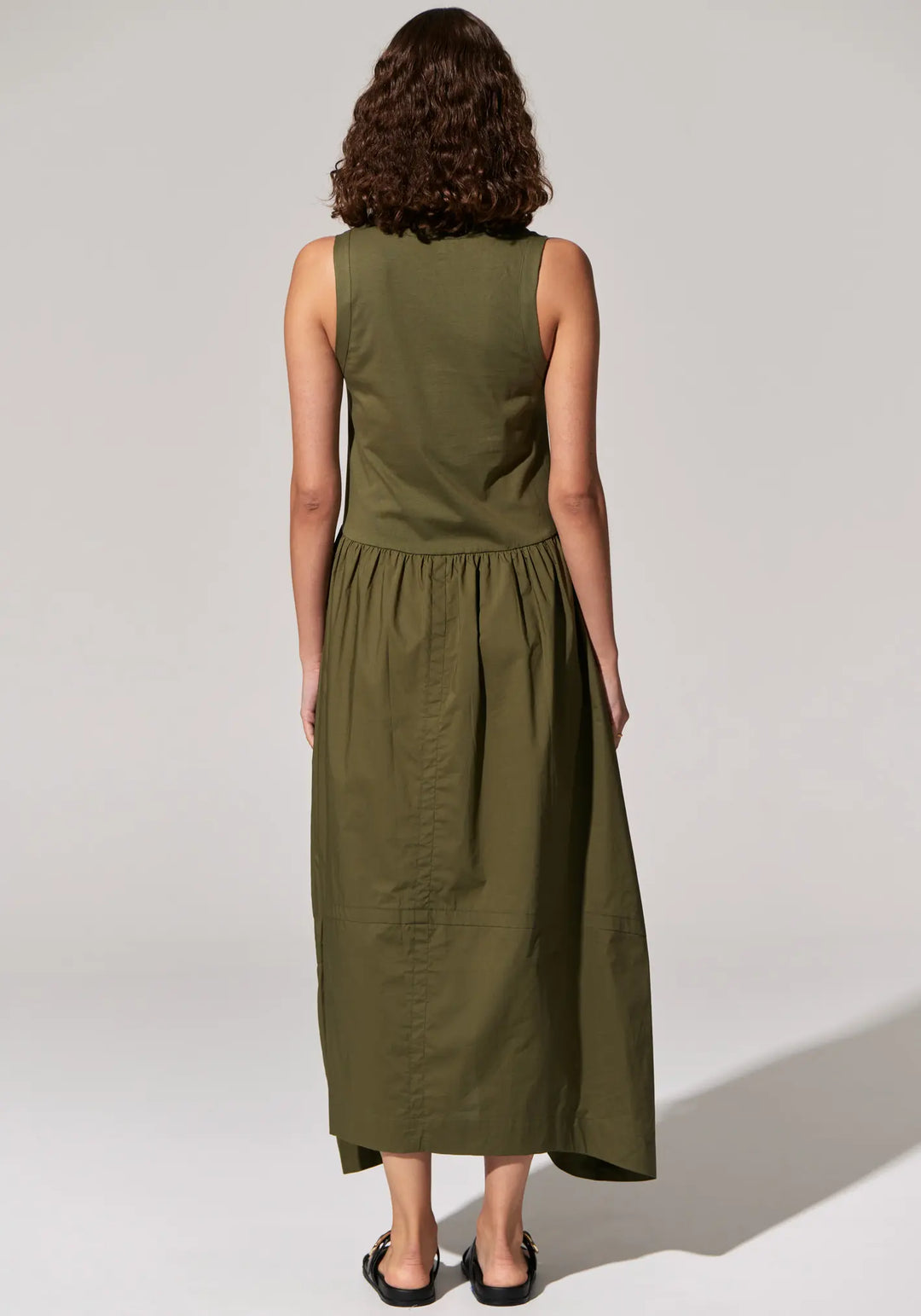 Toya Tank Dress - Khaki