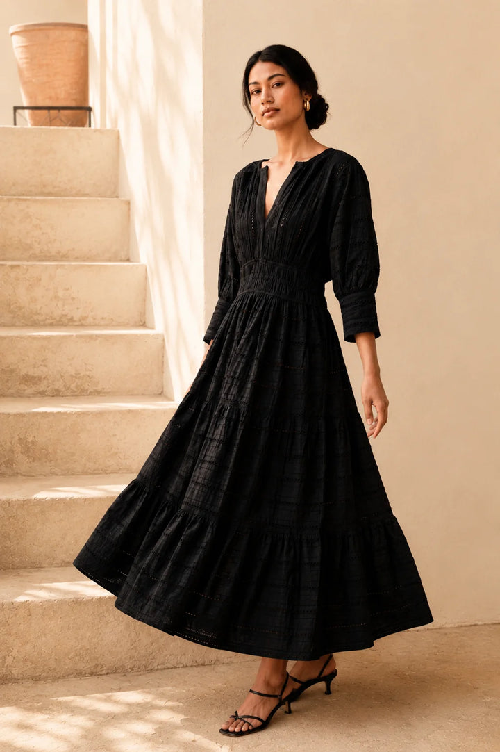 Primrose Maxi Dress - Black