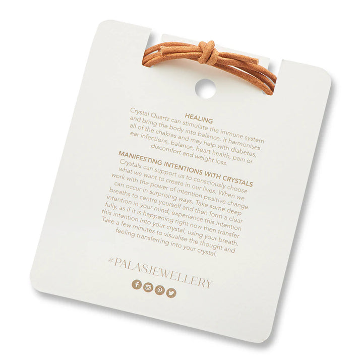 Palas Jewellery Protection Gem Wrap - Crystal Quartz