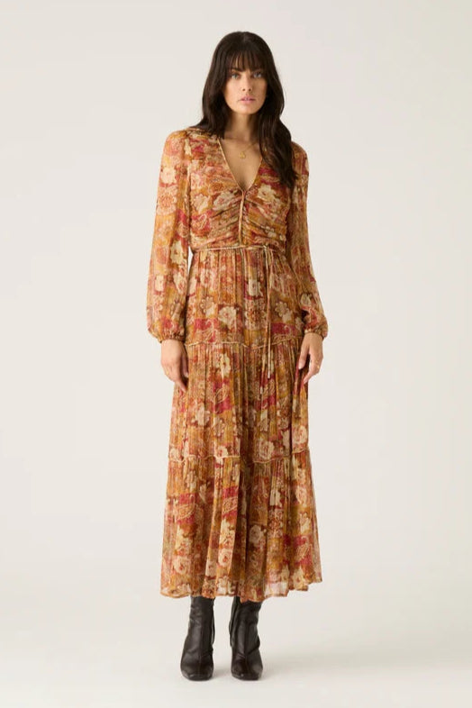 Morgan Print Midi Dress