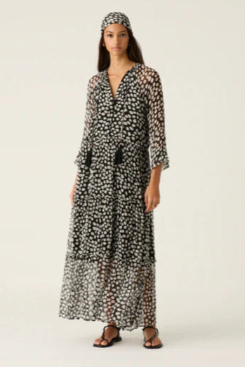 Ava Spots Midi Dress