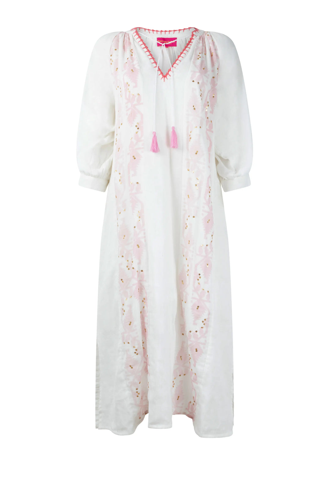Place Du Soleil Long Dress 306 - Off White