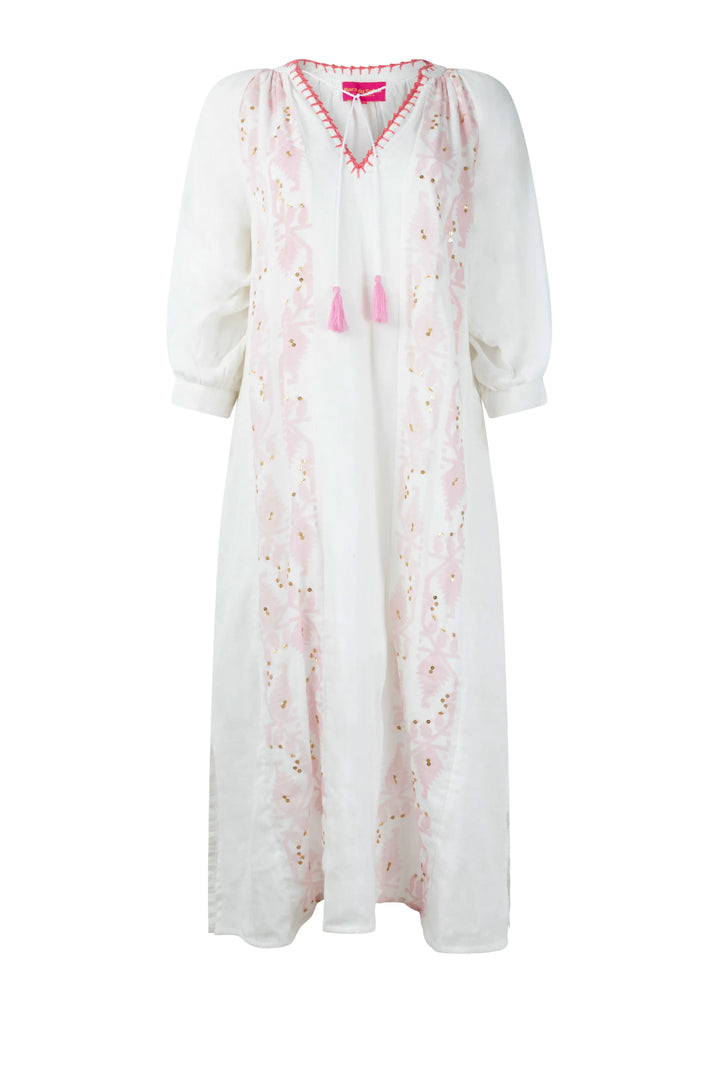 Place Du Soleil Long Dress 306 - Off White