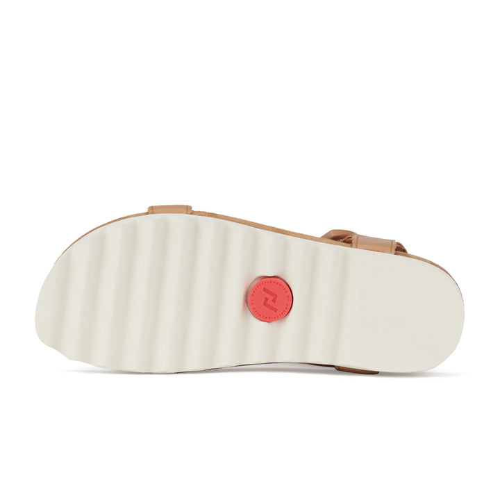 Tooth Wedge Sandal - Tan
