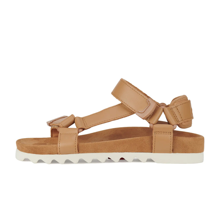 Tooth Wedge Sandal - Tan