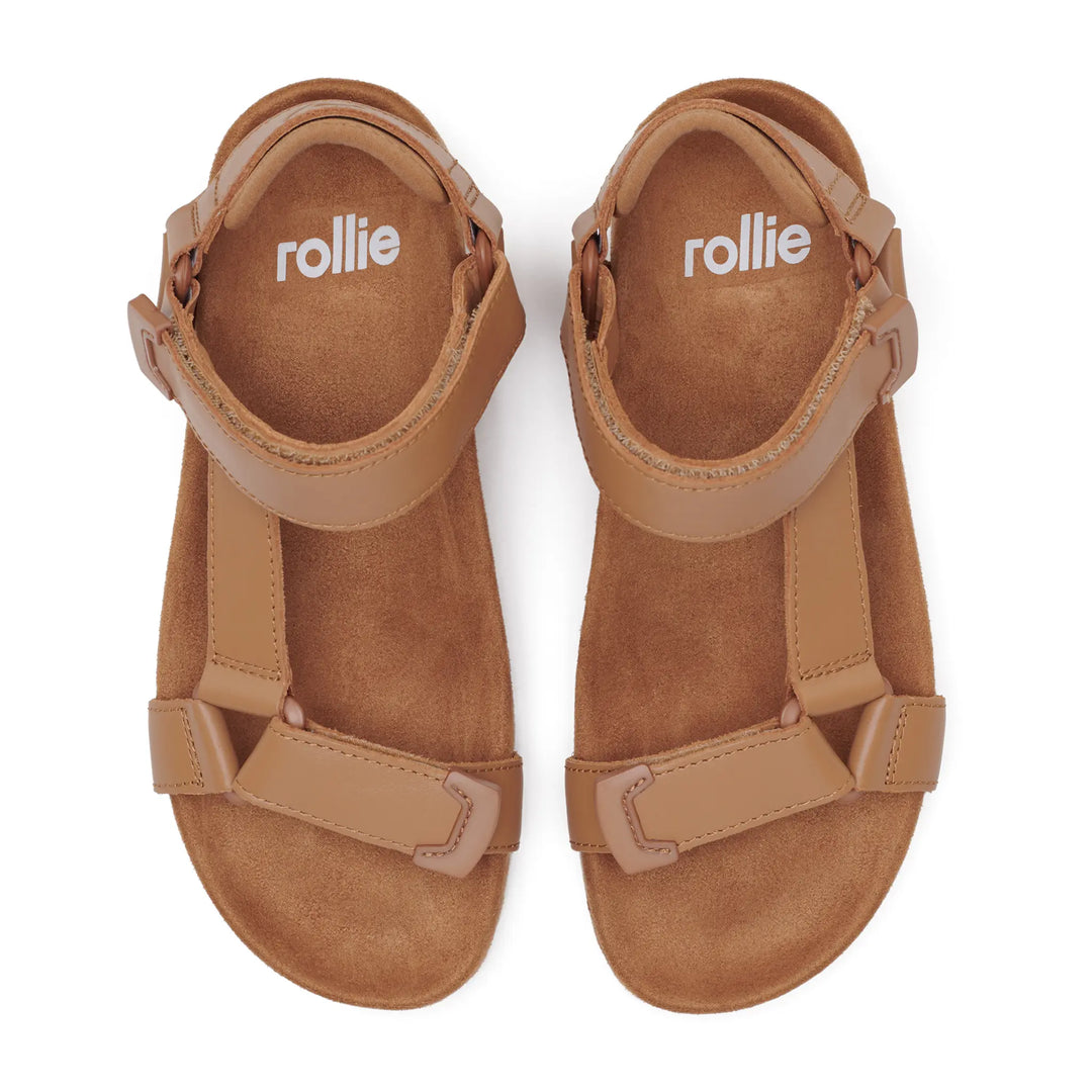 Tooth Wedge Sandal - Tan