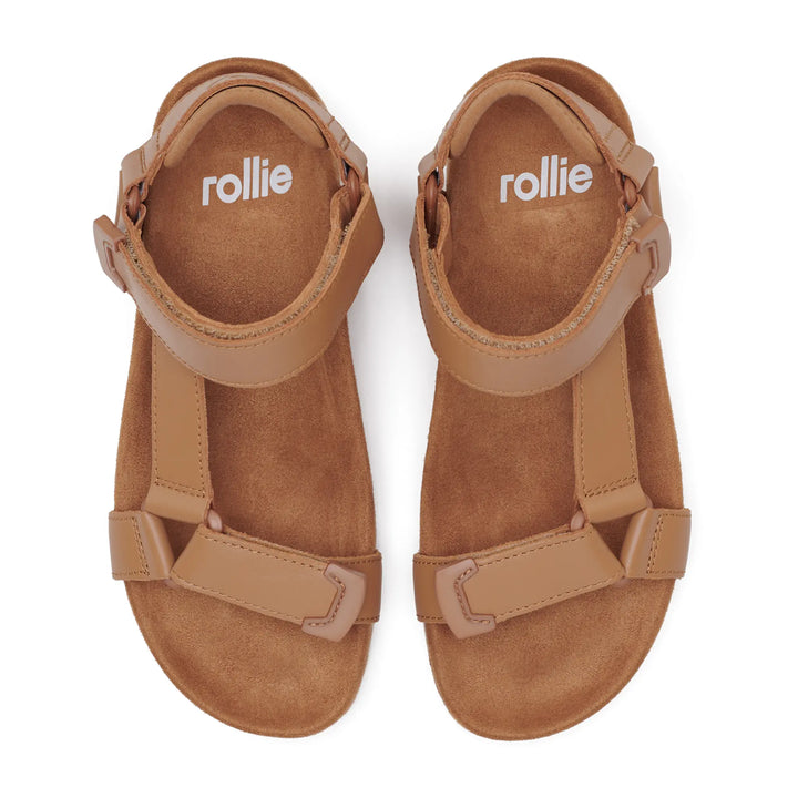 Tooth Wedge Sandal - Tan