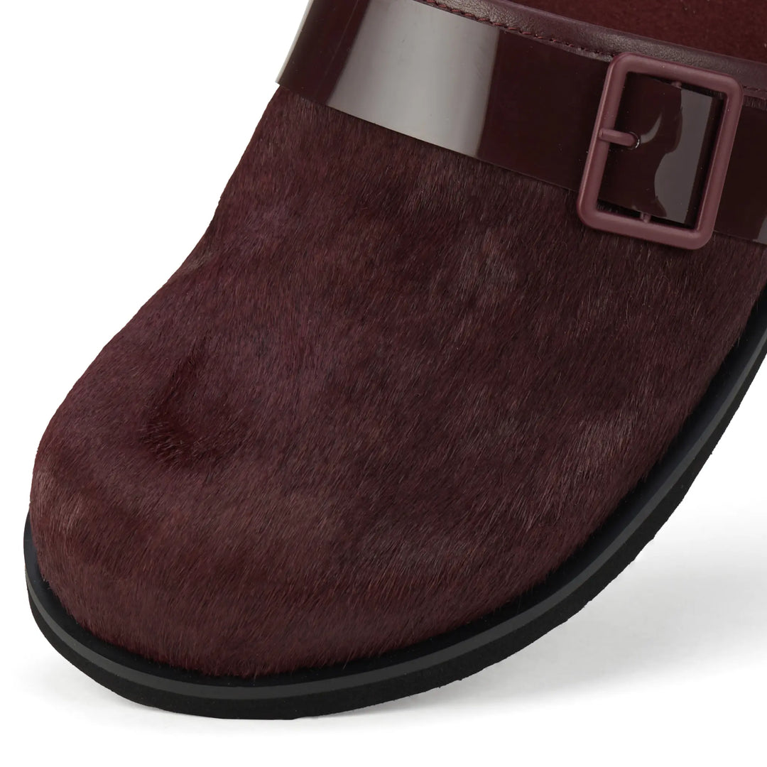 Mills Mule - Dark Cherry