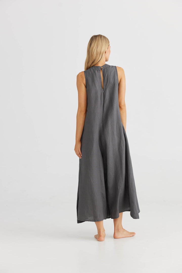 Milano Pantsuit - Charcoal