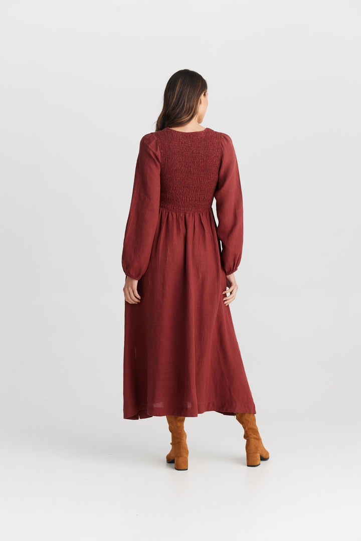 Francisco Dress - Wine