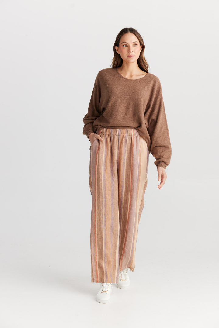 Souk Pants - Santal Stripe