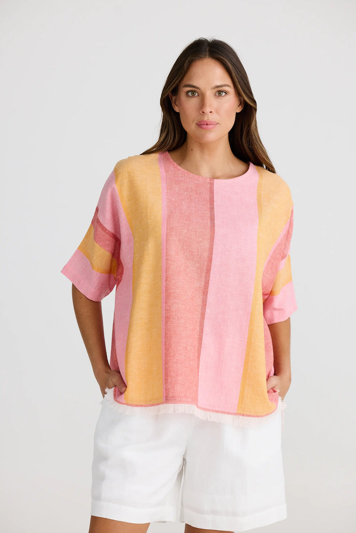 Scout Top - Lisbon Stripe