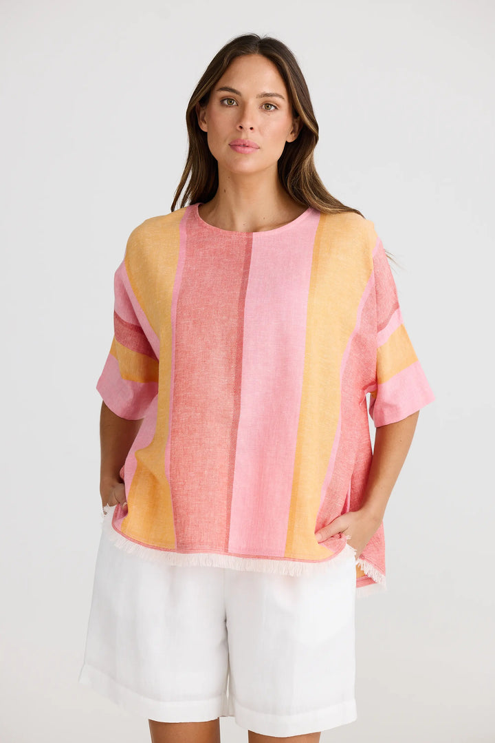 Scout Top - Lisbon Stripe