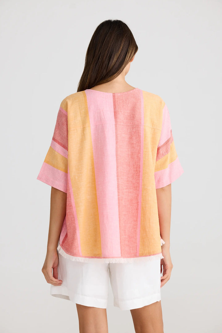 Scout Top - Lisbon Stripe