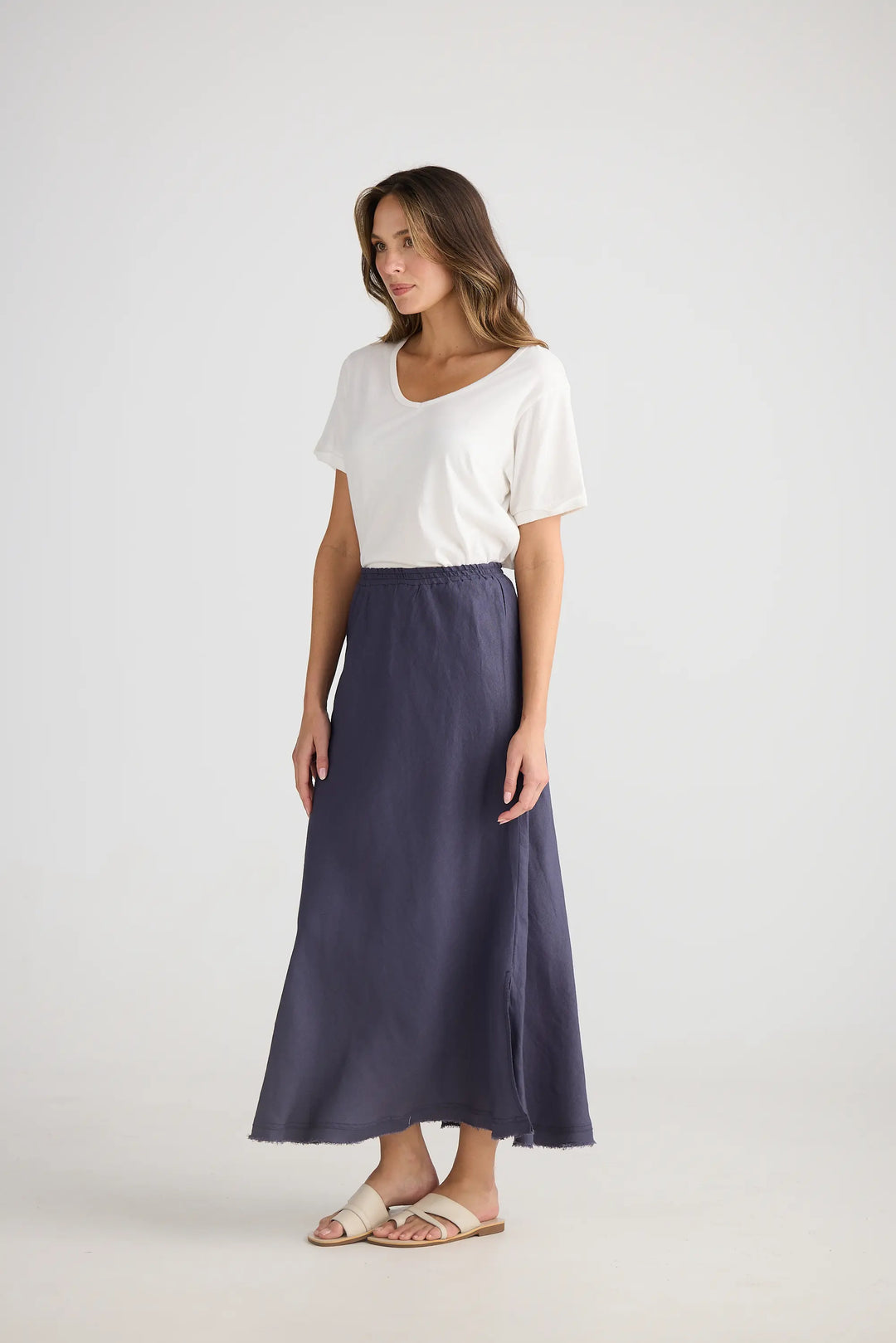 Sicily Skirt - Indigo Ash