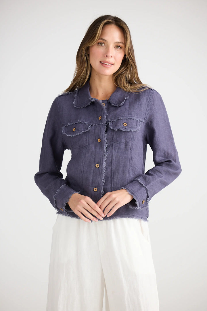 Monza Jacket - Indigo Ash