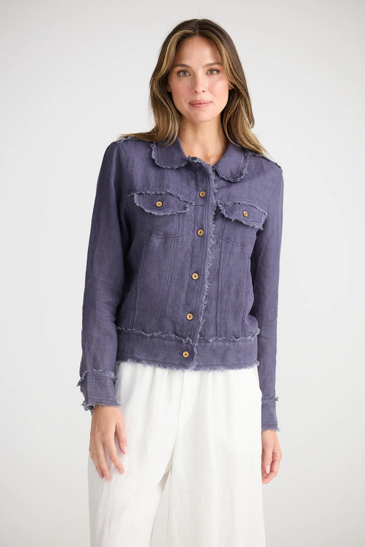 Monza Jacket - Indigo Ash