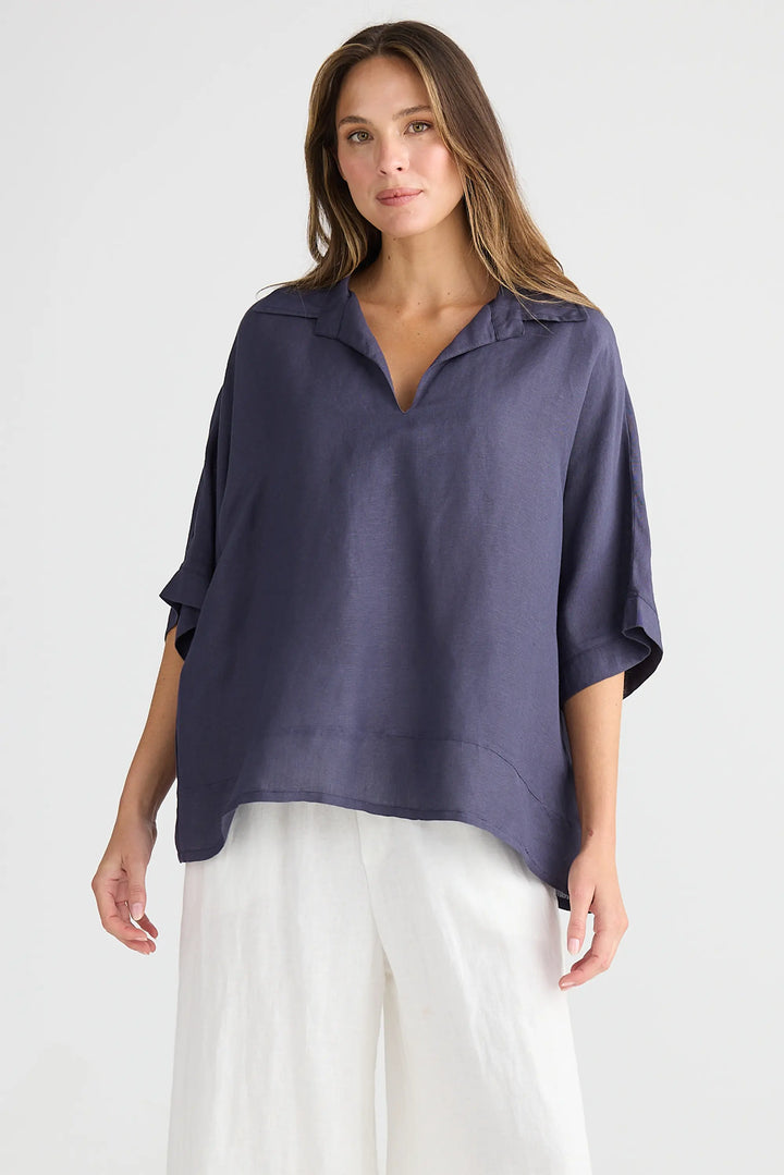 Wander Top - Indigo Ash
