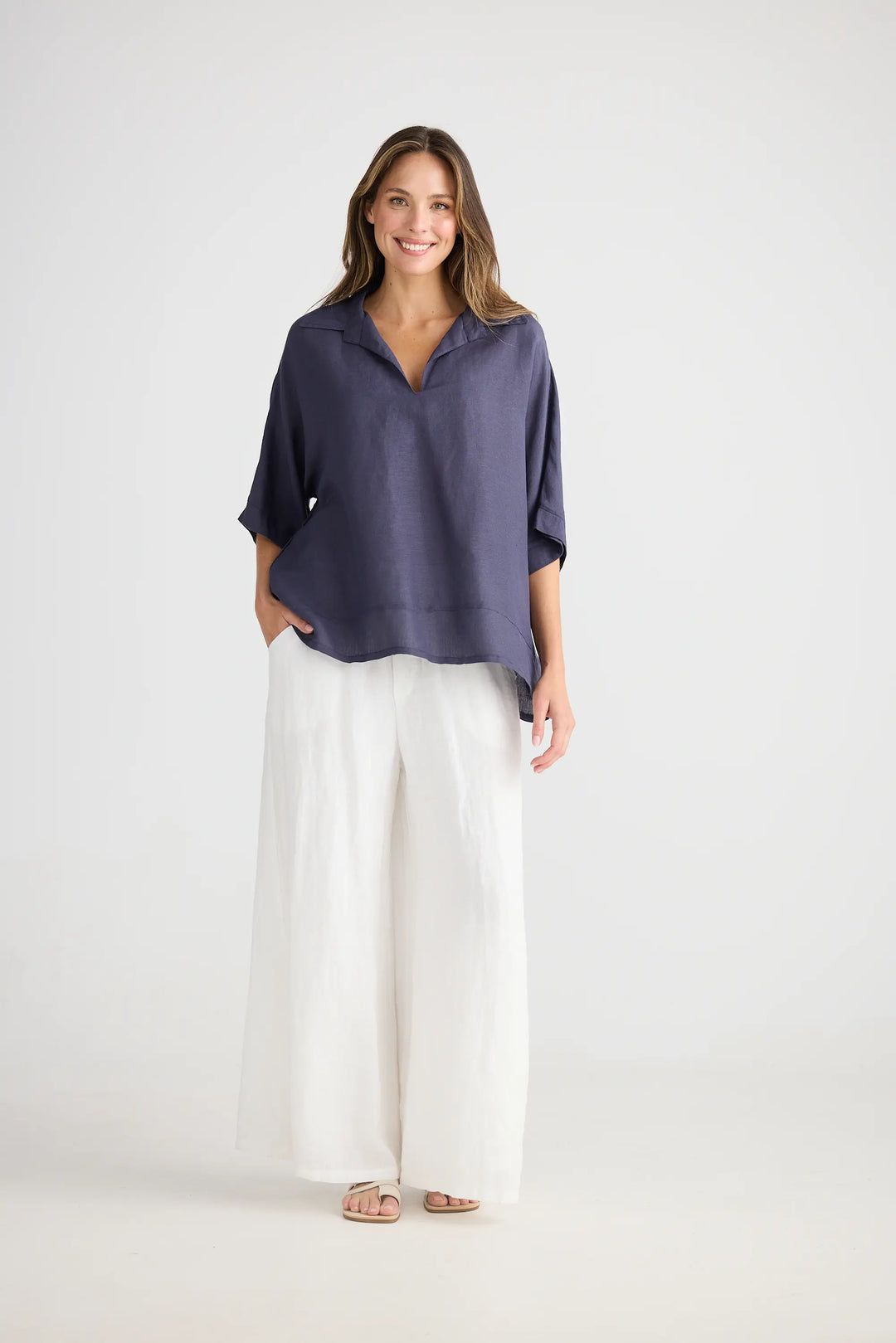 Wander Top - Indigo Ash