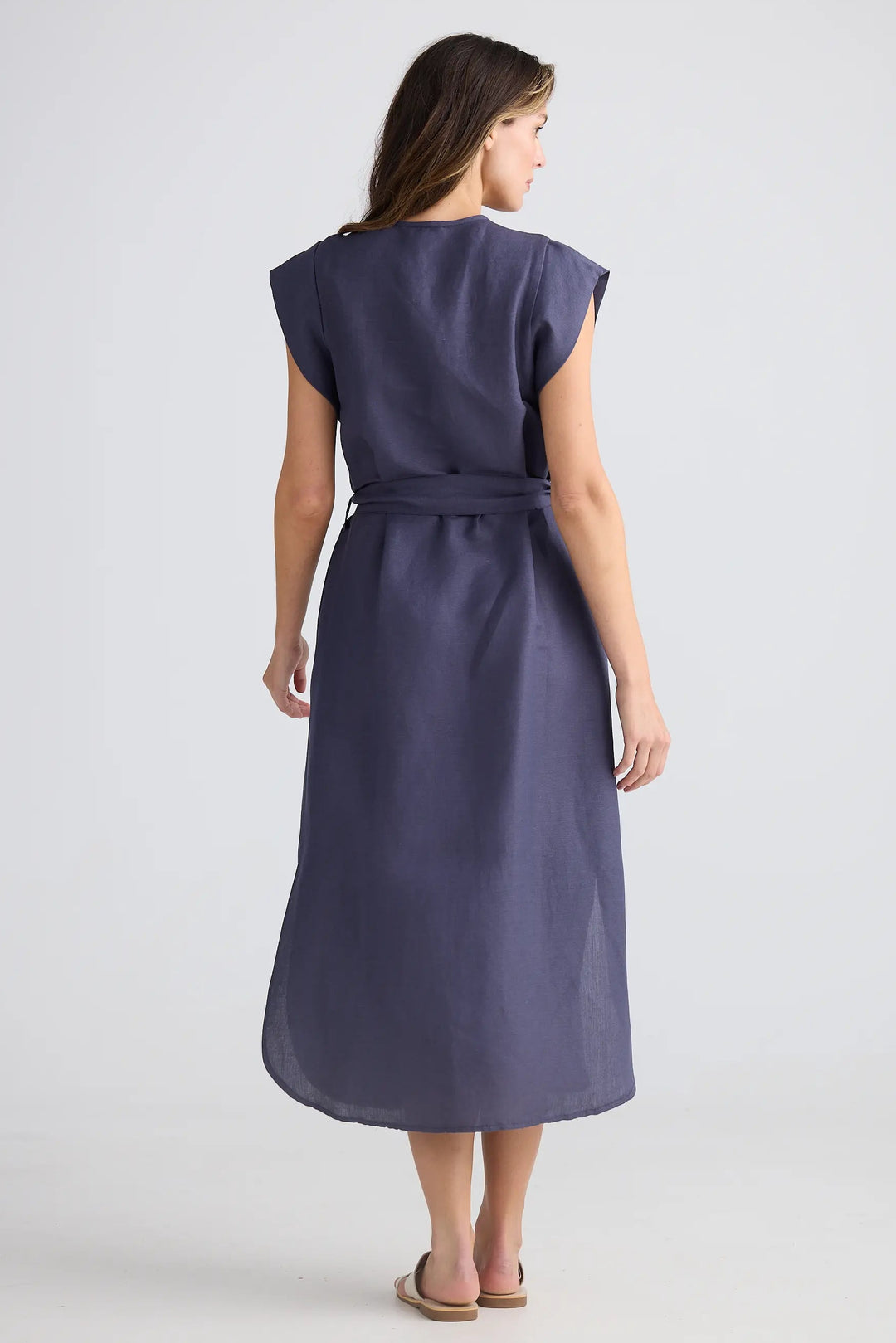 The Shanty Corporation Sebou Dress Indigo Ash